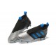adidas Scarpa ACE 17+ PureControl Laceless FG - Nero Metallico Blu