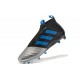 adidas Scarpa ACE 17+ PureControl Laceless FG - Nero Metallico Blu