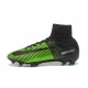 Scarpa Calcio Nuovo Nike Mercurial Superfly V FG ACC Verde Nero
