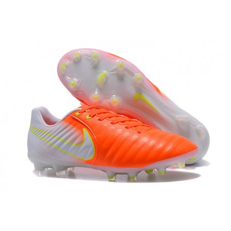 Nike Scarpa da Uomo Tiempo Legend VII FG (Arancio Bianco)