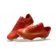 Nike Mercurial Vapor XI CR7 FG - scarpa calcio uomo - rosso oro