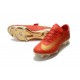 Nike Mercurial Vapor XI CR7 FG - scarpa calcio uomo - rosso oro