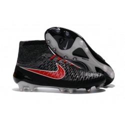 Nike Magista Obra Tech FG Nuove Scarpe Calcio-Nero Rosso