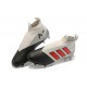 adidas Scarpa ACE 17+ PureControl Laceless FG - Grigio Rosso Nero