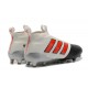 adidas Scarpa ACE 17+ PureControl Laceless FG - Grigio Rosso Nero
