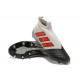 adidas Scarpa ACE 17+ PureControl Laceless FG - Grigio Rosso Nero