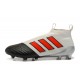 adidas Scarpa ACE 17+ PureControl Laceless FG - Grigio Rosso Nero