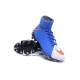 Nike Scarpa Hypervenom Phantom 3 DF FG Uomo (Blu Bianco Rosso)