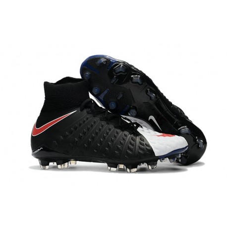 Nike Scarpa Hypervenom Phantom 3 DF FG Uomo (Nero Bianco Rosso)
