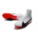 Scarpa Calcio Nuovo Nike Mercurial Superfly V FG ACC Bianco Rouge Noir