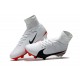 Scarpa Calcio Nuovo Nike Mercurial Superfly V FG ACC Bianco Rouge Noir