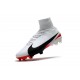 Scarpa Calcio Nuovo Nike Mercurial Superfly V FG ACC Bianco Rouge Noir