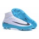 Scarpa Calcio Nuovo Nike Mercurial Superfly V FG ACC Bianco Blu