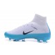 Scarpa Calcio Nuovo Nike Mercurial Superfly V FG ACC Bianco Blu