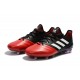 adidas Ace 17.1 FG Scarpa Calcio Nuovo - Nero Rosso Bianco