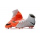 Nike Hypervenom Phantom III DF FG Flyknit Scarpe Calcio - Bianco Arancio