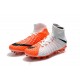 Nike Hypervenom Phantom III DF FG Flyknit Scarpe Calcio - Bianco Arancio