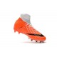 Nike Hypervenom Phantom III DF FG Flyknit Scarpe Calcio - Bianco Arancio