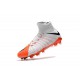 Nike Hypervenom Phantom III DF FG Flyknit Scarpe Calcio - Bianco Arancio