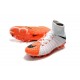 Nike Hypervenom Phantom III DF FG Flyknit Scarpe Calcio - Bianco Arancio