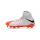 Nike Hypervenom Phantom III DF FG Flyknit Scarpe Calcio - Bianco Arancio