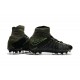 Nike Hypervenom Phantom III DF FG Flyknit Scarpe Calcio - Nero Verde