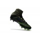 Nike Hypervenom Phantom III DF FG Flyknit Scarpe Calcio - Nero Verde