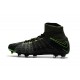 Nike Hypervenom Phantom III DF FG Flyknit Scarpe Calcio - Nero Verde