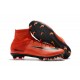 Scarpa Calcio Nuovo Nike Mercurial Superfly V FG ACC Rosso Nero