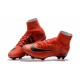 Scarpa Calcio Nuovo Nike Mercurial Superfly V FG ACC Rosso Nero