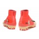 Scarpa Calcio Nuovo Nike Mercurial Superfly V FG ACC Rosso Oro