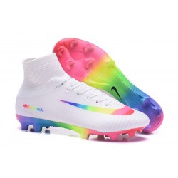 Scarpa Calcio Nuovo Nike Mercurial Superfly V FG ACC Bianco Colori