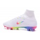 Scarpa Calcio Nuovo Nike Mercurial Superfly V FG ACC Bianco Colori