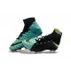 Nike Hypervenom Phantom III DF FG Flyknit Scarpe Calcio - Nero Blu