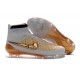 Nuovo Scarpa Calcetto Nike Magista Obra FG Uomo Bianco Oro