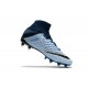 Nike Hypervenom Phantom III DF FG Flyknit Scarpe Calcio - Nero Blu