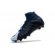 Nike Hypervenom Phantom III DF FG Flyknit Scarpe Calcio - Nero Blu