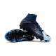 Nike Hypervenom Phantom III DF FG Flyknit Scarpe Calcio - Nero Blu