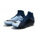 Nike Hypervenom Phantom III DF FG Flyknit Scarpe Calcio - Nero Blu