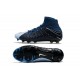 Nike Hypervenom Phantom III DF FG Flyknit Scarpe Calcio - Nero Blu