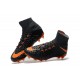 Nike Hypervenom Phantom III DF FG Flyknit Scarpe Calcio - Nero Arancio