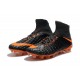 Nike Hypervenom Phantom III DF FG Flyknit Scarpe Calcio - Nero Arancio