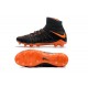 Nike Hypervenom Phantom III DF FG Flyknit Scarpe Calcio - Nero Arancio