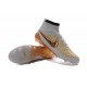 Nuovo Scarpa Calcetto Nike Magista Obra FG Uomo Bianco Oro