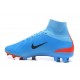 Nike Scarpe da Calcio Mercurial Superfly 5 FG Uomo - Blu Nero Rosso