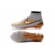 Nuovo Scarpa Calcetto Nike Magista Obra FG Uomo Bianco Oro