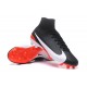 Nike Scarpe da Calcio Mercurial Superfly 5 FG Uomo - Nero Bianco Rosso