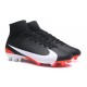 Nike Scarpe da Calcio Mercurial Superfly 5 FG Uomo - Nero Bianco Rosso