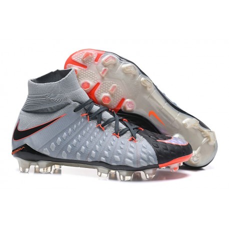 Nike Hypervenom Phantom III DF FG Rising Fast Pack Grigio Nero