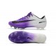 Nuovo Scarpe Uomo Nike Mercurial Vapor 11 FG ACC Bianco Viola